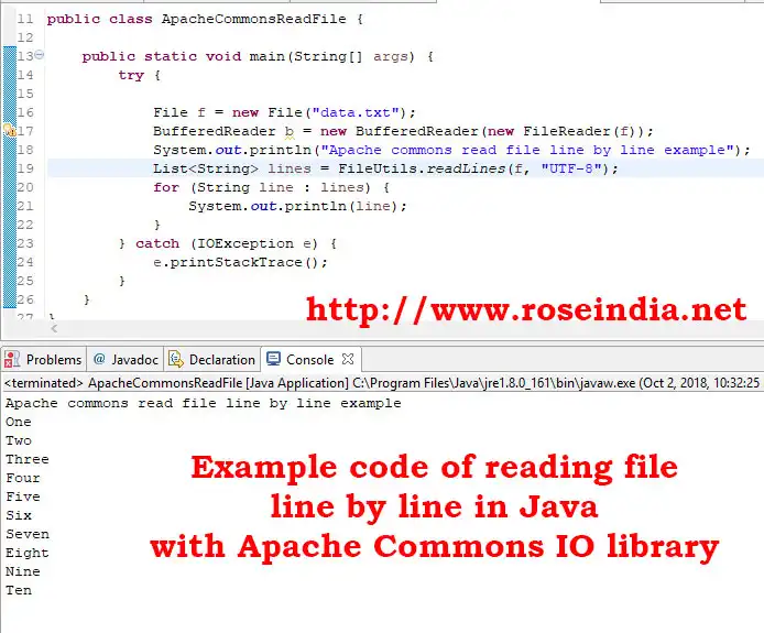 Read file line by line in Java