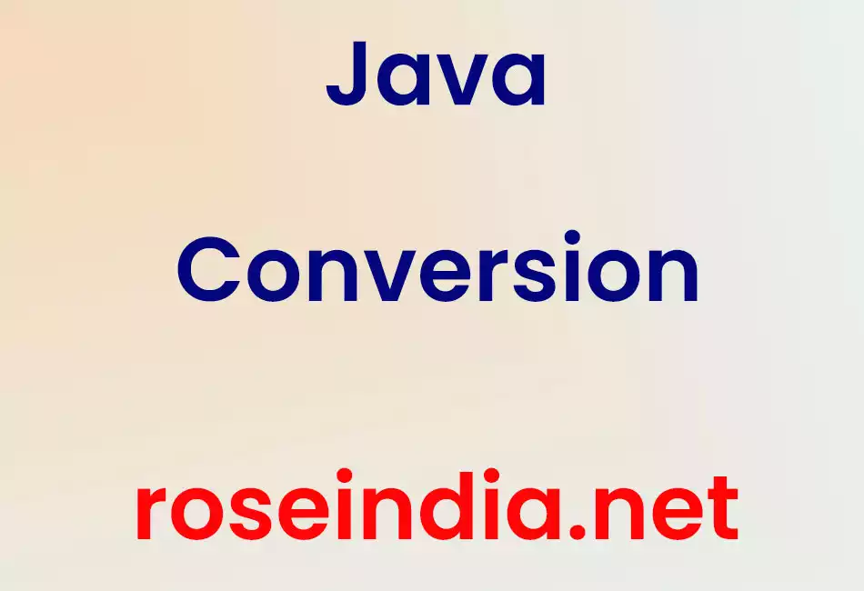 java-conversion