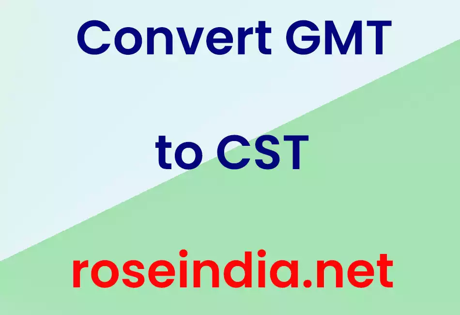 Convert GMT to CST