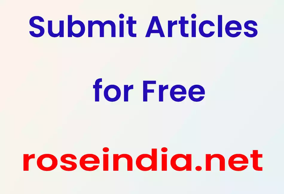 Submit Articles for Free