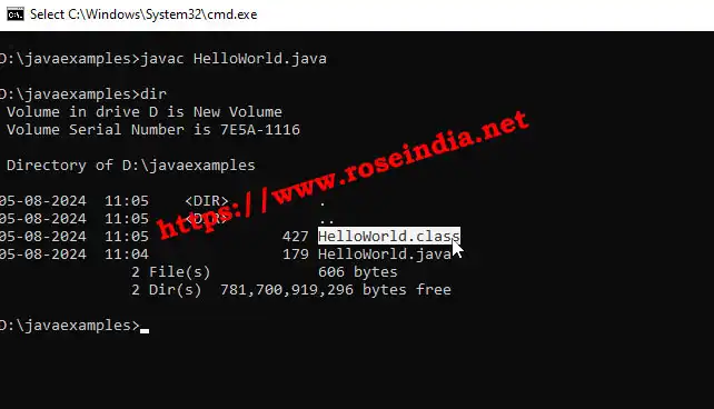 Compiling Java program in command line