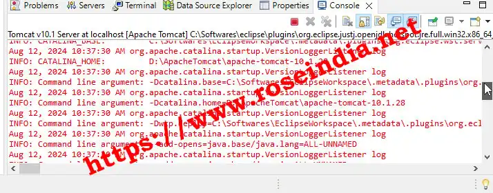 Tomcat Log in Eclipse