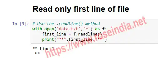 Python readlime() method