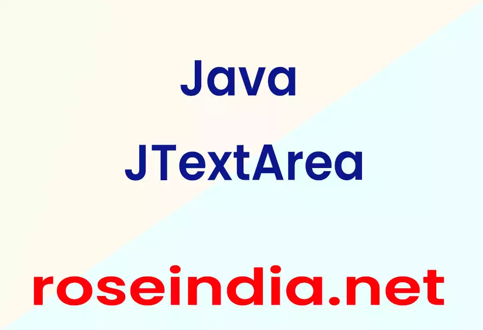 Java JTextArea