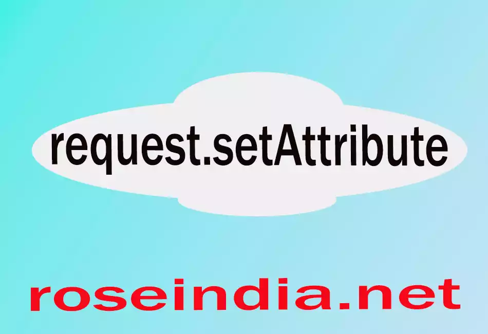 request.setAttribute