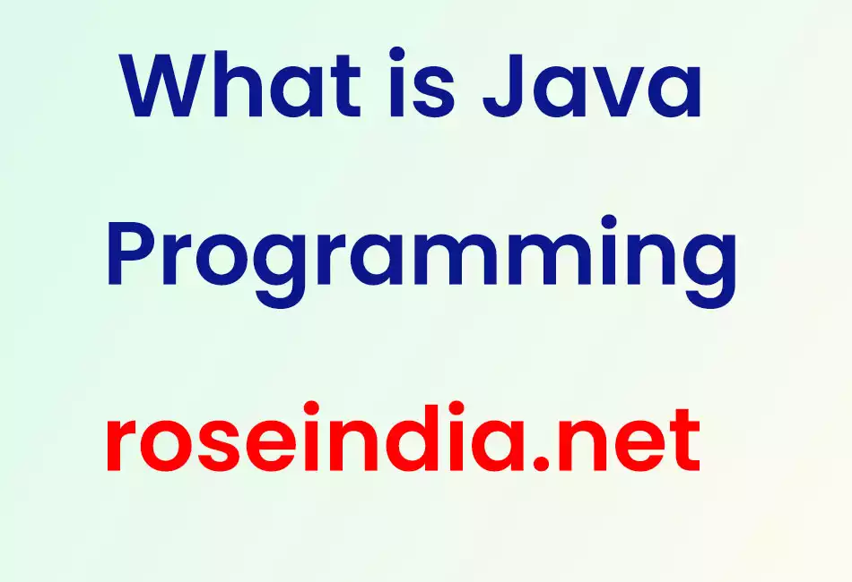 What is Java Programming