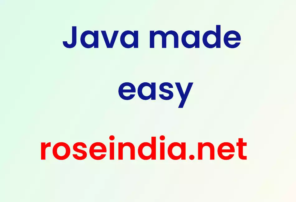 Java made easy