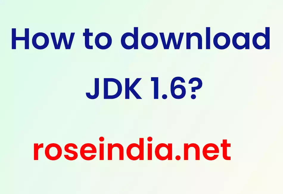 How to download JDK 1.6?