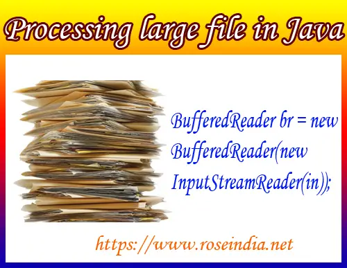 Processing Large file in Java