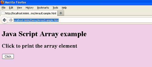 Print Array in JavaScript