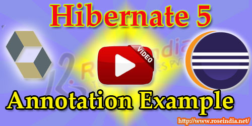 Hibernate 5 Annotation tutorial