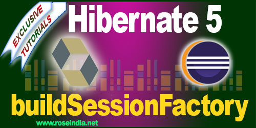Example of building SessionFactory in Hibernate 5